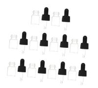PENIKOKO 10Pcs Glass Oil Dropper Bottles Leak Liquid Dispenser Containers with Droppers for Travel Essential Oils and Perfume Holder