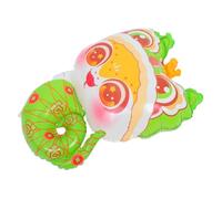 PENIKOKO 10pcs Green Snake Foil Balloons Unique Zodiac Animal Design for Birthday Party Decorations Events Chinese Year Celebrations Easy to Inflate Fun Party Supplies