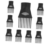 PENIKOKO 10Pcs Hair Dryer Nozzle Comb Attachments Styling Tool for Even Diffusion and Volume Reusable Blow Dry Replacement Nozzle for Salon and Home Use