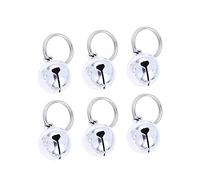 PENIKOKO 10pcs Metal Pet Bells Accessories Silver for Cat Dog Collars Loud Vintage Bells Crafts with Quick Release Buckle for Daily Use and Gift