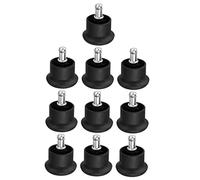 PENIKOKO 10pcs Office Chair Leg Plugs Furniture Leg Inserts Chair Fixed Stopper Floor Protection Glides Durable Wear Resistant for Home and Office