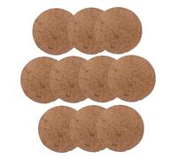 PENIKOKO 10pcs Pigeon Nest Supplies Natural Palm Pads Breeding Eggs Mats Nest Felts