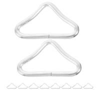 PENIKOKO 10pcs Replacement Trampoline Triangle Buckles High Strength Rings for Outdoor Trampoline Mesh Accessories Enhance Bounce Safety