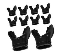 PENIKOKO 10pcs Silicone Diving Mouthpiece Comfortable Bite-resistant Snorkel Replacement for Swimming and Scuba Gear with Smooth Oxygen Flow and Precision Fit