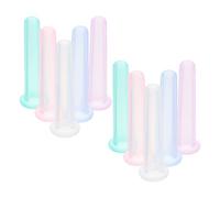 PENIKOKO 10Pcs Silicone Face Cupping Set for Anti-Aging Eye and Face Massage, Wrinkle-Reducing Vacuum Suction Cups, Mini Facial Cups for Skin Care and Neck Therapy