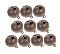PENIKOKO 10pcs Small Copper Bells for Dog Collar Christmas Craft Bells Pet for Dog Collar Loud Sound for Outdoor Activities and Christmas Decorations