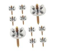 PENIKOKO 12 Sets Bird Stand Rod Screw Kit with Nuts and Gaskets for Small Pet Cage Accessories Budgie Perch Fixing Screws for Bird Cages and Parrot Stands