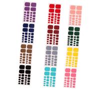 PENIKOKO 12 Sheets Toe Nail Stickers Full Cover DIY Nail Wraps Stylish Art for Easy Home Pedicure