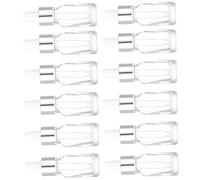 PENIKOKO 12Pcs Glass Dropper Bottles with Leak Lids Light Reusable Sub Bottles for Essential Oils Aromatherapy and Cosmetic Storage Easy to Clean and Portable