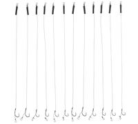 PENIKOKO 12Pcs Heavy Duty Fishing Hooks Saltwater Freshwater Angling Hooks Non-corrosive for Rivers Lakes Ponds Reservoirs Practical Multi-use Fishing Tool