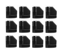 PENIKOKO 12pcs Plastic Closet Connectors Cabinet Fasteners Black Practical Easy to Remove Buckles for Pet Cage Simple Assembly and Home Wardrobes