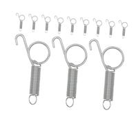 PENIKOKO 12pcs Rabbit Cage Spring Hook Sturdy Spring-latch Hooks for Pet Cage Door Latches Use in Garden for Birdhouses for Outdoors