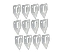 PENIKOKO 15pcs Fire Extinguisher Mounting Brackets Triangular Wall Hooks Heavy-Duty Iron Fire Wall Mounts for Home Easy Installation