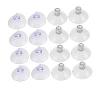 PENIKOKO 16PCS Cat Perch Suction Cup Heavy Duty PVC Replacement Suckers for Window Hammock Bed with Strong Grip and Easy Screw Installation for Glass Windows