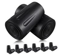PENIKOKO 16pcs Rubber Walking Stick Tips Replacement Covers Tpr Hiking Pole Protectors with Shock-absorbing Design Anti-slip Feet for Paved Trails Compatible with Alpenstocks and Trekking