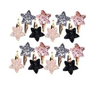 PENIKOKO 16pcs Star Hair Clips Snap Barrettes for Women Gentle No Damage Design Stable Grip Hair Accessories for Everyday Use and Various Hairstyles