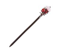 PENIKOKO 1pc All- Wooden Hair Stick Traditional Style Hairpin for Girls Elegant Chinese Hairpin Accessory Vintage Design for Daily Use and Unique Hair Decor Charming Colors