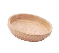 PENIKOKO 1pc Feeding Bowl for Pets Durable Hamster Feeder Oil Coating Practical and Space Saving Wood Color Design