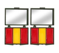 PENIKOKO 2 Boxes of Style Spanish Flags, 3 Mixable for Football Match, Body Art for Sporting Events