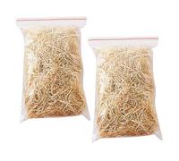 PENIKOKO 2 Packs Raffia Grass Crinkle Shred Filler 30G Each, Basket and Box Shredded Fillers for Valentine’s Day Packaging and Wedding Candy Decoration