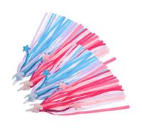 PENIKOKO 2 Pairs Bike Streamers with Star and Butterfly Pattern, Handlebar Tassels for ’s Bicycles, Tricycles, and Scooters, Blue and Pink Ribbon Accessories for and Boys