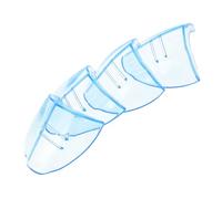 PENIKOKO 2 Pairs Flexible Tpu Side Shields for Glasses Protective Eyeglasses Side Shades with Safety Splash Guard Comfortable Eye Protection Accessories for Industrial and Everyday Use