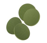 PENIKOKO 2 Pairs Portable Yoga Knee Pad Cushion Round Thick Mats for Elbows Knees Wrists Joint Protection Lightweight Compact Exercise Mat for Stretching Fitness