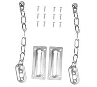 PENIKOKO 2 Pcs Heavy Duty Stainless Steel Door Chain Lock for Home Security with Screws Easy DIY Installation Safety Guard for Front Doors and Gate Locks