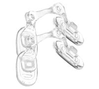 PENIKOKO 2 Pcs Silicone U-Shaped Eyeglass Nose Pads for Comfortable Anti-Slip Bridge Support Soft Replacement for Glasses