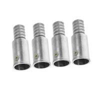 PENIKOKO 2 Set Aluminum Alloy Pole Adapter Tips Threaded Ends with Enhanced Stability Weather Resistant for Wood Metal Broom Handles Outdoor Projects