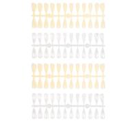 PENIKOKO 2 Sets 480PCS Pointed Head Nail Practice Pieces Manicure Fake Nails Templates Frosted and Natural Colors