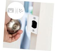 PENIKOKO 2 Sets Heavy Duty Stainless Steel Door Reinforcement Strike Plates with Mounting Hardware Deadbolt Covers for Wood and Metal Internal Doors