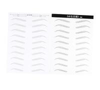 PENIKOKO 2 Sheets Simulation Eyebrow Stickers for Women Hair Like Natural Look Eyebrow Paste Alternative Easy Application