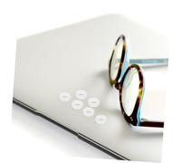 PENIKOKO 20 Pairs Silicone Eyeglass Anti-skid Rings White Semitransparent Eyeglasses Retainers for Adults Comfortable Temple Tips Grip for Reading Glasses Sunglasses Daily Use Outdoor