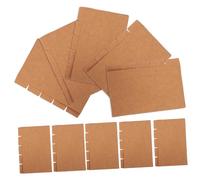 PENIKOKO 20 Sets Portable Oxford Index Card Dividers with Blank Kraft Paper Tabs for Binder Organization Paper Material for Study Office Reports Presentations Journals and Notebooks