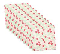 PENIKOKO 20 Sheets Strawberry Print Party Napkins Creative Paper Napkins for Themed Celebrations Lightweight Portable Dinner Supplies for Birthday Garden Parties