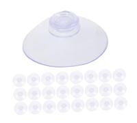 PENIKOKO 200pcs Glass Table Suction Cups Slip Pads for Smooth Surfaces Reusable Sucker Hangers for Windows Glass Tables Home and Office Organization