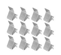 PENIKOKO 20pcs Adjustable Heavy Duty Iron Shelf Brackets Metal Cabinet Clips for File Cabinets Kitchen Closet Bookcase Resistant Support Pegs Easy Installation