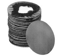 PENIKOKO 20pcs Black Elastic Ballet Hair Nets for Women Invisible Mesh Bun Covers Reusable Lightweight Hair Net Wrap for Dance Skating Performance