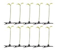 PENIKOKO 20pcs Creative Simulation Plant Hair Clips Lightweight Bean Sprout Style Hairpins for Teens Adorable Barrettes for Party and Everyday Wear