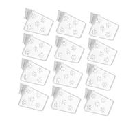 PENIKOKO 20pcs Fridge Door Dividers Clip Food Partition Boards for Household Refrigerator Reusable Organizer Separators for Freezer Storage and Kitchen Management