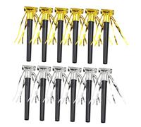 PENIKOKO 20pcs Fringed Party Blowers Noisemakers for Tassel Blowouts for Year Celebrations Festivals and Sports Events Fun Party