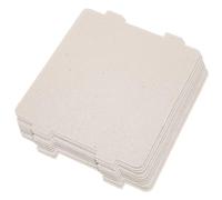 PENIKOKO 20pcs Mica Cover Replacement Microwave Oven Parts Replacement Repairing Accessory Microwave Plate Covers Parts Plates Oven Repairing Beige
