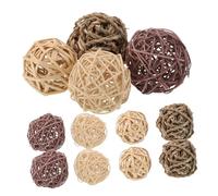 PENIKOKO 20pcs Pet Teething Small Pet Natural Hamster Hamster Teething Dog Chew Bunny Willow Balls for Rabbits Doggie Small Dogs Sticks Wood