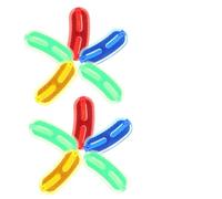 PENIKOKO 20pcs Portable Wheel Reflectors for Bikes Professional Reflective Signs Red Green Easy Install Safety Stickers for Bicycles and Motorcycles
