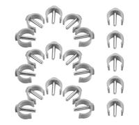 PENIKOKO 20Pcs -Shape Clips Walker Accessories for 25/28Mm Tube Folding Walker and Walking Cane Pin Lock Buckle Replacement Parts for Senior Mobility Aid