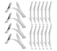 PENIKOKO 20pcs Sliding Cabinet Door Bottom Positioners for Wardrobe Track Systems Accurate Guide Rail Support and Precision Movement Control Easy Installation Compatible with Closet Sliding