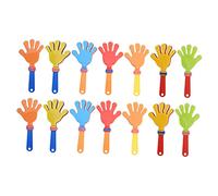 PENIKOKO 20Pcs Small Plastic Hand Clappers Noise Makers Party Props for Lightweight Creative Cheer Supplies for Sports Events Festivals Birthdays Random Color