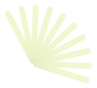 PENIKOKO 24pcs Luminous Slip Stair Tape Reflective Non Skid Floor Strips for Bathroom Bathtub Glow Dark Safety Stickers for Indoor Outdoor Steps