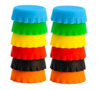 PENIKOKO 24PCS Silicone Reptile Feeder Bowls Small Pet Feeding Cups Wide Rim Shallow Design Colorful Water Bowls for Lizards Turtles Bearded Dragons